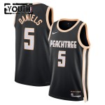 Maillot NBA Atlanta Hawks Dyson Daniels Nike 2025-26 City Edition Noir Swingman - Enfant